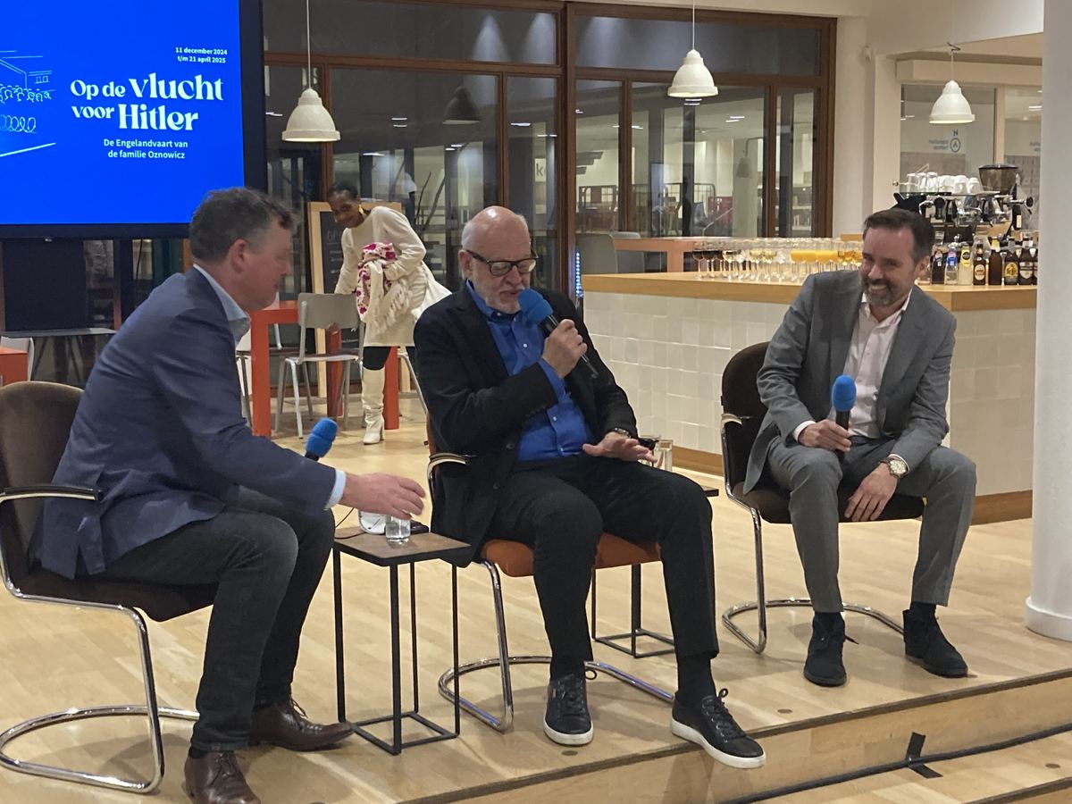 Paneelgesprek in het Nationaal Archief bij de tentoonstelling “Op de vlucht voor Hitler”