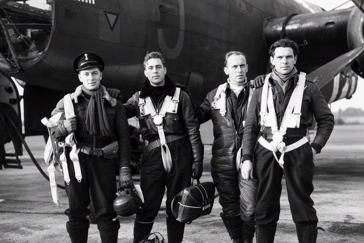 In dienst van de Royal Air Force.
