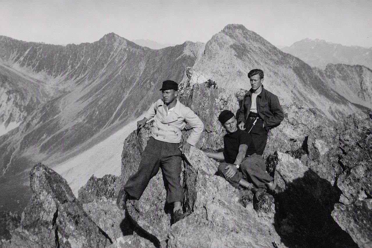 Zuidelijke route: Engelandvaarders in de Zwitserse Alpen.