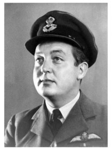Albert Roessingh in RAF-uniform in Canada